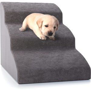 ZICOTO Sturdy Dog Stairs and Ramp for Beds or Couches, Up to 22-inch High -OPEN